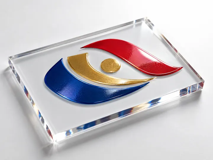 UV printing on clear acrylic sheet showing vivid colours in Dubai print studio